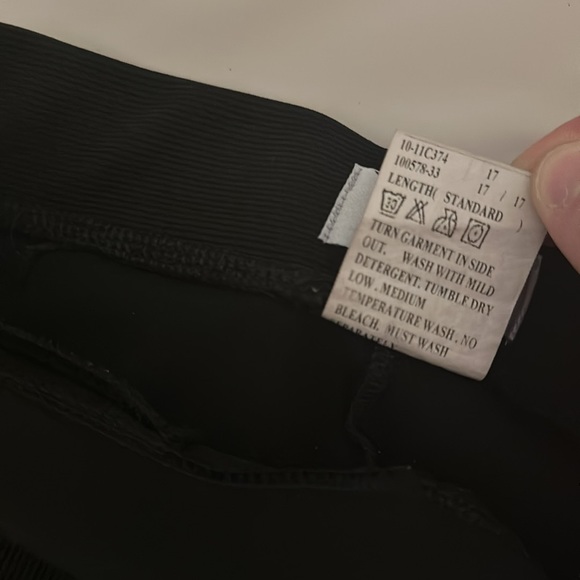 Tuff Rider Kids Girls Equestrian Horseback Riding Britches Pants Black Size 16 - Picture 10 of 10